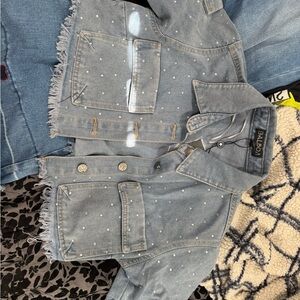 Balboa Denim Jacket with Fringe